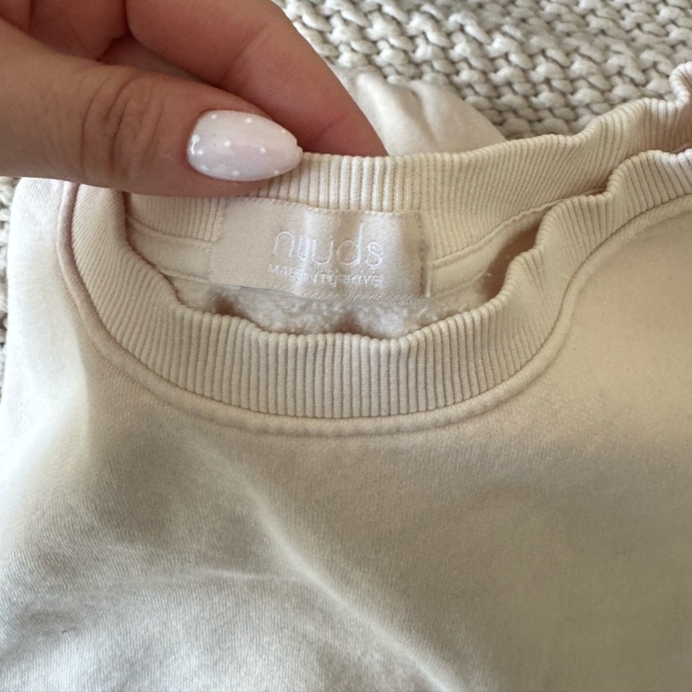 Nuuds cream sweatshirt